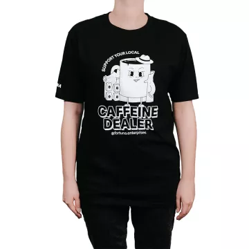 Caffeine Dealer T-Shirt - Black